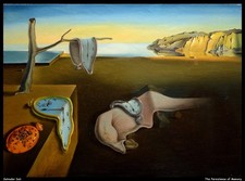 Salvador Dali The Persistence of Memory melting clocks surreal landscape art A1-