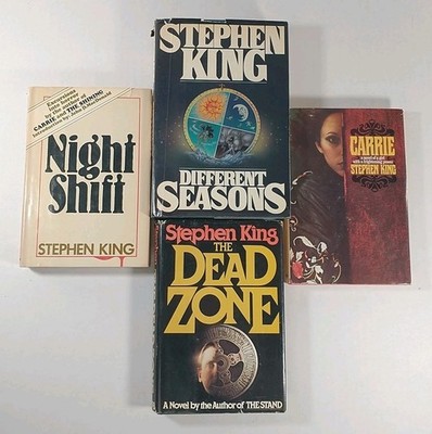 Stephen King Early Hardback Book Lot Of 4 Books Book Club Edition READ!