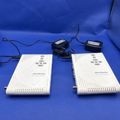 Lot Of 2 AverMedia A200P Hybrid TVBox 13   Input TV/Video Hub   Power Adapter