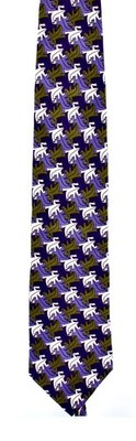 Gecko Necktie,Pink Gecko,Green Leaves,Blk.100% Silk,The Boxelder Co.USA,Vintage