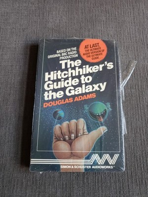 The Hitchhiker's Guide to the Galaxy read by Douglas Adams Audio Cassette 82 NEW