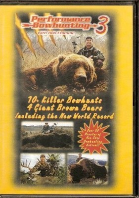 Performance Bowhunting Vol 3 With Bob Fromme On DVD Movie Very Good E24
