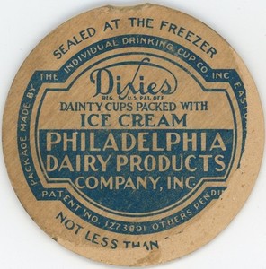 Large Cap - Dixies - Philadelphia Dairy Products - PA (Pennsylvania) - TIGER !