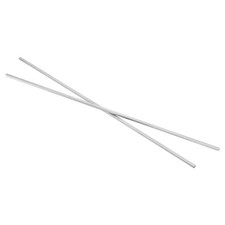 2 Pcs Steel Bar, 1/8" x 1/8" x 12" Square Steel Key Stock Cold-Drawn Steel Bars