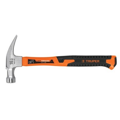 TRUPER MA-16F Curved Claw Hammer, 16oz, 13'' Fiberglass Handle