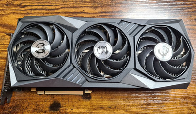 MSI GeForce RTX 3060 Ti GAMING X TRIO 12GB Graphics Card FOR PARTS 