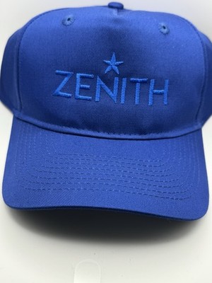NEW Zenith Swiss Luxury Watches Blue Embroidered Logo Hat DESIGNER