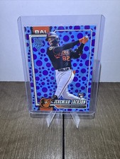 2026 Topps Series 1 Easter Purple Polka Dots Purple Blue Foil Jeremiah Jackson