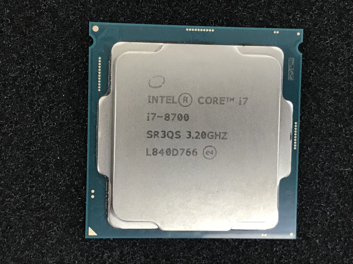Intel Core i7-8700 Processor Model Computer Processors LGA 1151
