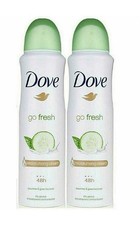 Dove Go Fresh Cucumber  Green Tea 48 Hr Antiperspirant Spray 150ml, 2 PACK