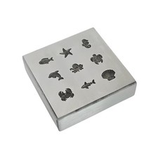 Placa de disparo 9 impresiones formas de vida marina - Herramientas de platería - Troquel para hacer joyas