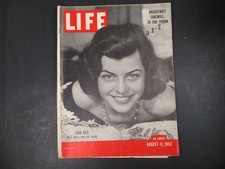 Life Magazine August 11, 1952 Joan Rice/Robin Hood's New Girlfriend