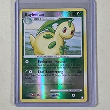 Pokemon Bayleef 41/123 Mysterious Treasures Reverse Holo Card TCG MP 2007