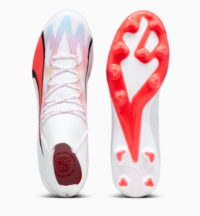 Puma Ultra サッカーシューズ US 8 Puma Youth Ultra Match LL CP FG/AG - Sun Stream