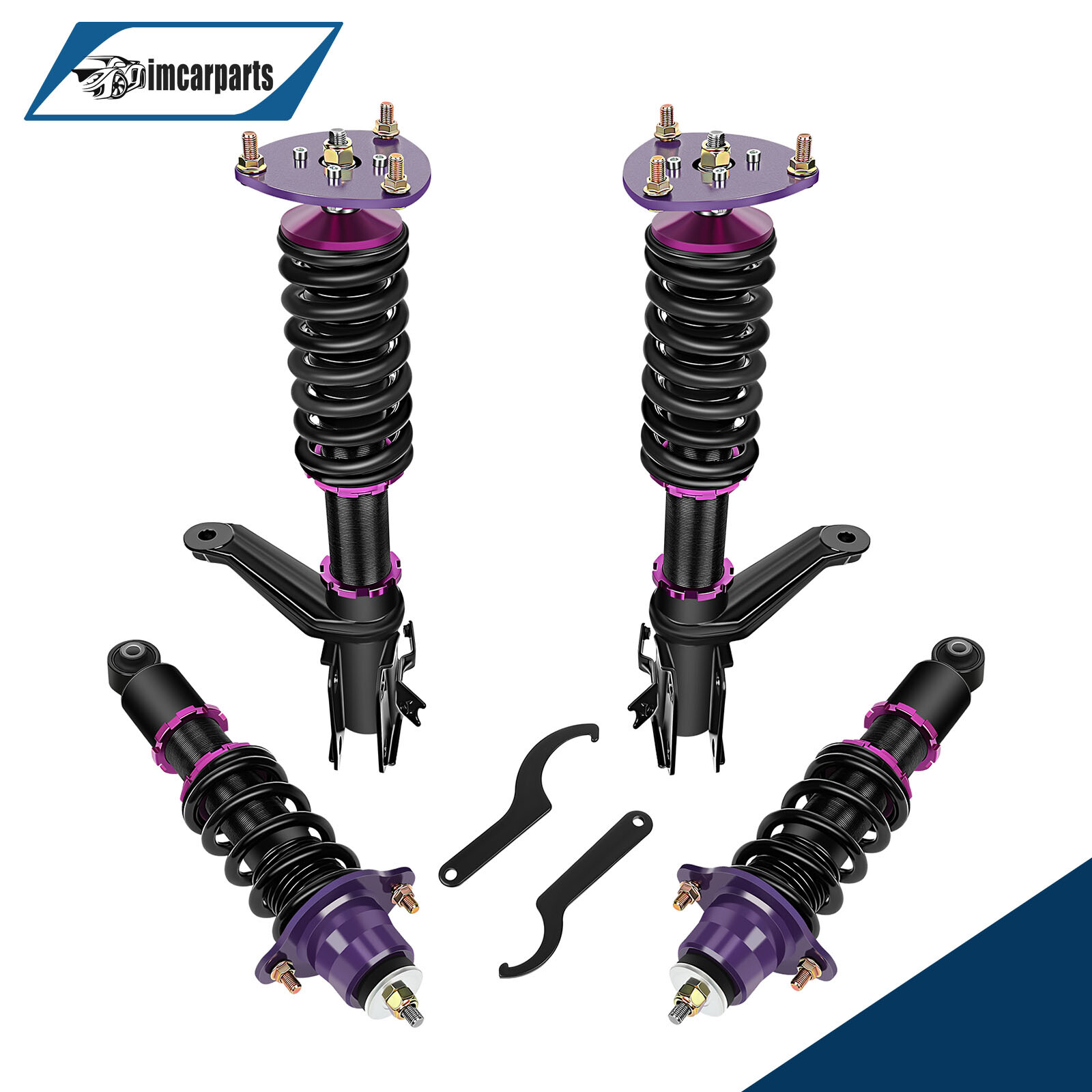 Coilovers Suspension Set Adj. Height Struts Shocks Fits Acura RSX 2002