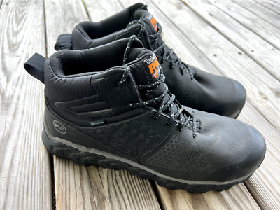 Timberland PRO Men's Ridgework Composite Toe Work Boots, Size 14W, Black,  A1KBW | eBay