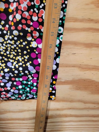 Versona Womens Cropped Pants Size 10 Waist 31 Rainbow Color Bubble Dotte Pockets - Picture 11 of 15