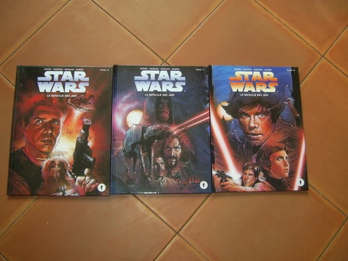STAR WARS la bataille des jedi   tome 1 .tome 2 tome 3  Ed. Dark Horse.   3 bd