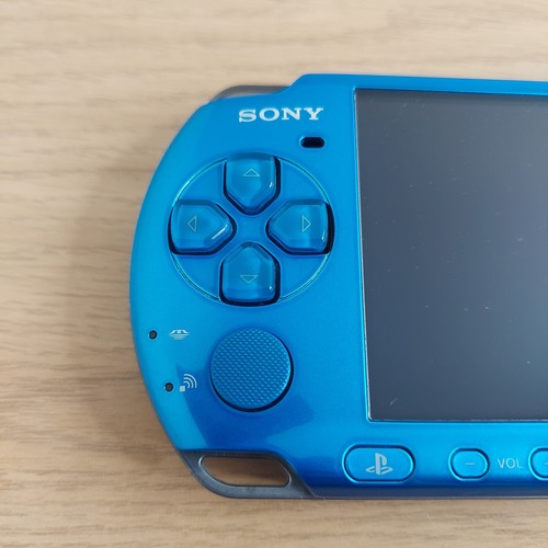 Sony Playstation Portable PSP 3000 Vibrant Blue Console Japan Import Rare - Picture 10 of 19