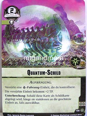 Warhammer 40000 Conquest LCG - 1x #108 Quantum-Schild - Gegen den Feind