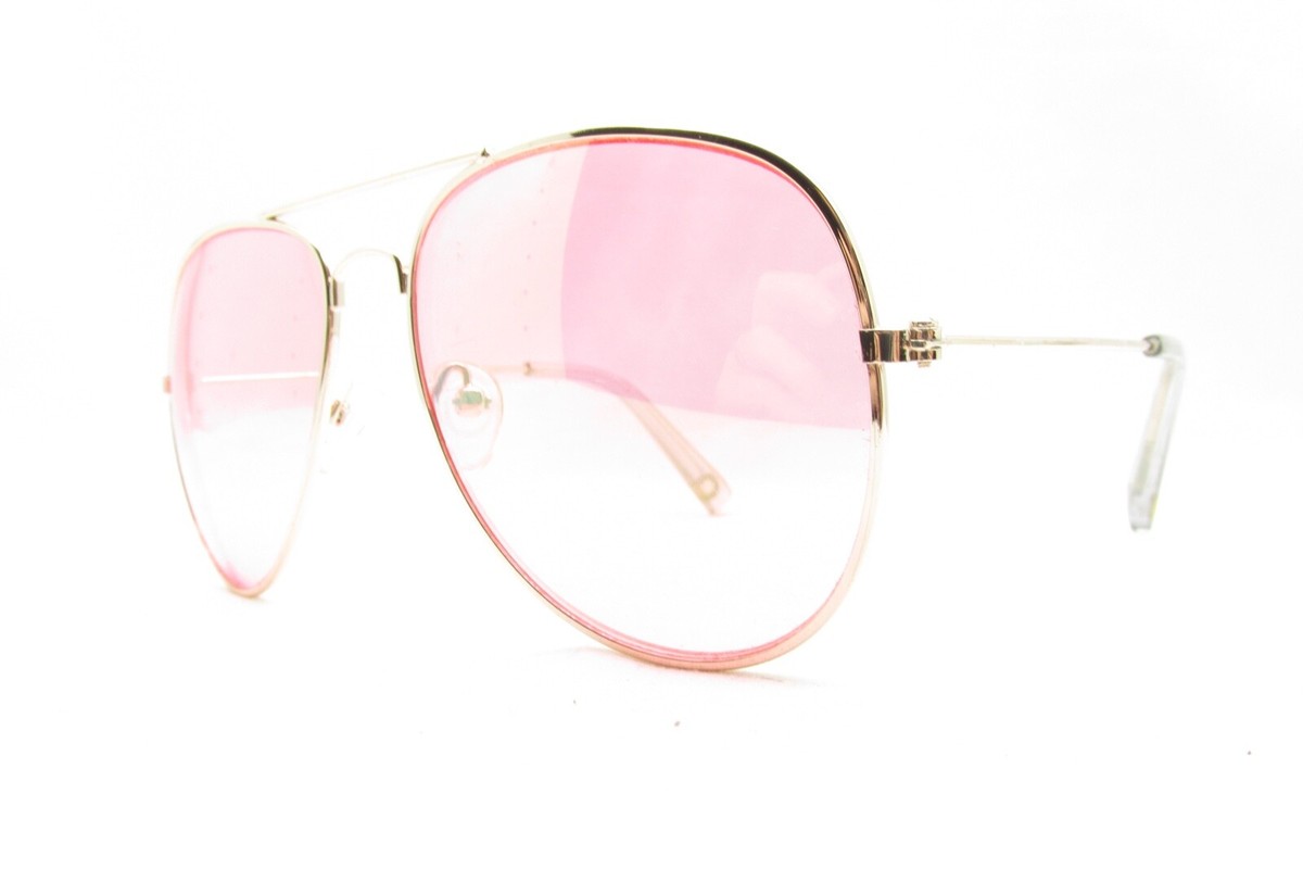 AMERICAN EAGLE OUTFITTERS AVIATOR GOLD METAL 8160 SUNGLASSES 55