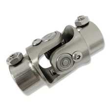 3/4" 36 Spline x 1" DD Double D Steering Shaft Universal Joint Coupler Steel