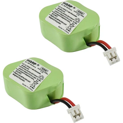 HQRP 2-Pack Battery for Dt-Systems IDT Series Remote Controlled Dog Collar Receiver
