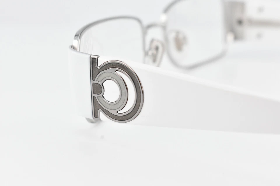 Marco de gafas Salvatore Ferragamo 1778 plateado blanco mujer 51[]17 130 #3602 Foto 4 de 4