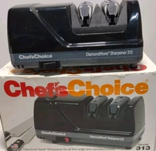 Chef’sChoice Diamond Hone Electric Knife Sharpener Model 313 USA – Works Great 