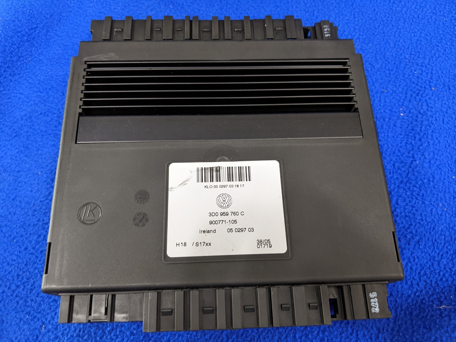 FRONT LEFT SEAT CONTROL MODULE 3D0959760 C BENTLEY FLYING SPUR (2006-2012) OEM