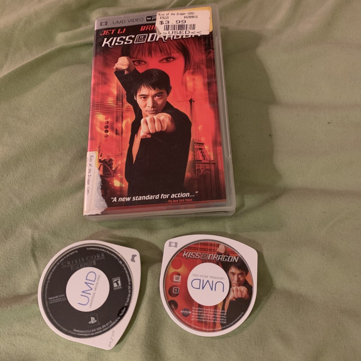 Sony PSP UMD Movie & Game Lot Bundle Kiss The Dragon & Final