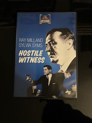 Hostile Witness DVD - Ray Milland, Felix Aylmer, Sylvia Syms.