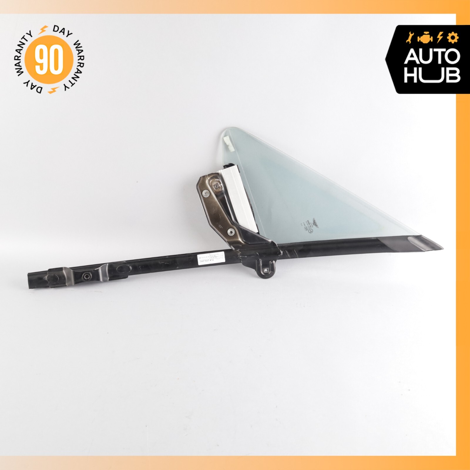 07-11 Bentley Continental GTC Front Right Side Door Vent Window Glass OEM 46k