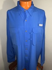 BIMINI BAY OUTFITTERS Long Sleeve Flats 5 V BLOODGUARD Fishing Shirt NWT LS XXL