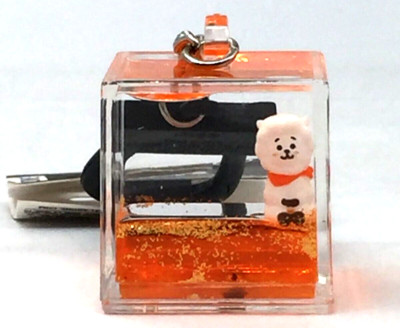 BT21 RJ Officially Licensed Tsunameez Backpack Keychain Clip On Acrylic