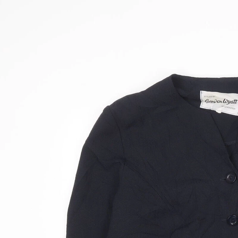 Gordon Wyatt Womens Blue Jacket Blazer Size 10 - Изображение 3 из 4