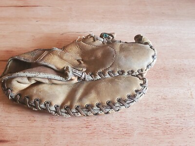 Early Baseball Glove Mitt Carbide Industries Wisconsin Unsure Vintage