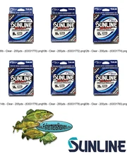 Sunline Super Fluorocarbon Fishing Line Pick Any Pound Test 200 Yard Spool