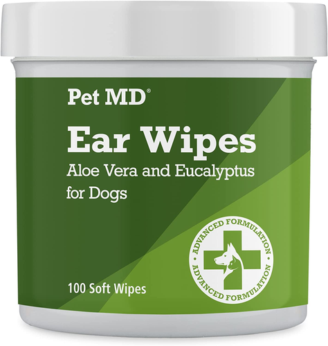 - Dog Ear Cleaner Wipes - Otic Cleanser for Dogs to Stop Ear Itching, and Infect