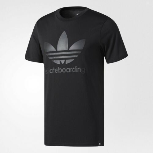 [BR5009] Mens Adidas Originals Skateboarding Trefoil Logo Clima 3 Tee Shirt - Picture 1 of 6