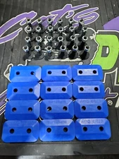 Woodys  1" (1.375") carbide Snowmobile Stud and backers 24 pack many available 