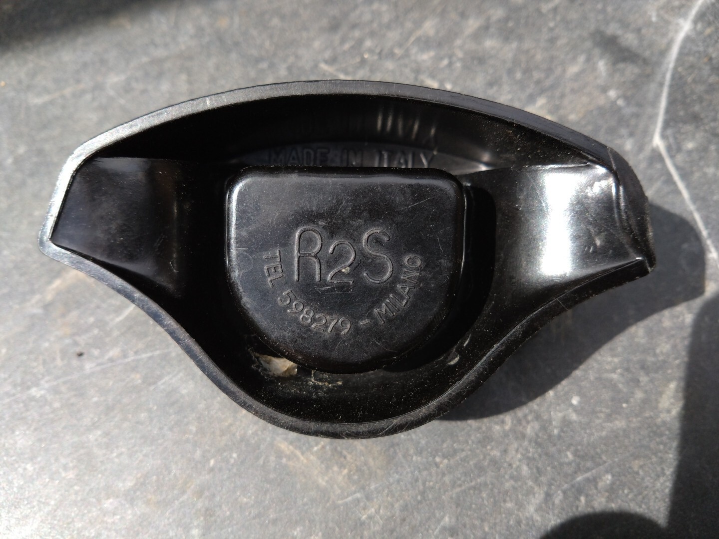 Vintage French Cognac Advertising Ashtray Courvoisier Bicent. Napoleon Bakelite