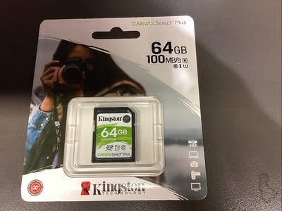 Kingston Canvas Select Plus 64GB Secure Digital Extended Capacity (SDXC) Flash M