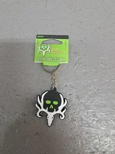 Bone Collector Deer Skull White Keychain Original New