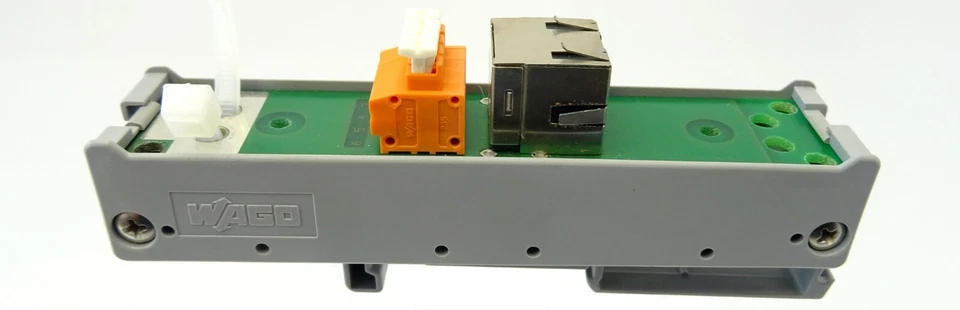 2x AVECS Übergabebaustein Übergabemodul ISDN-Adapter RJ45 Ethernet WAGO Gehäuse - Bild 2 von 4