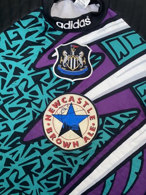 Signed Newcastle United Retro Goalkeeper Shirt Adidas By Shaka