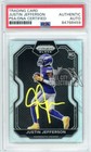 Justin Jefferson 2020 Panini Prizm Black Silver Auto RC #PB-9 PSA/DNA (Yellow)
