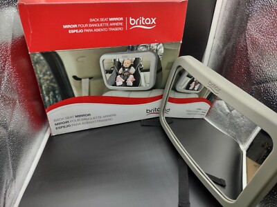 (COMBO) Britax Back Seat Mirror Open Box & Britax Baby Car Seat Protector (Used)