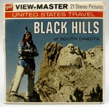 View-Master A486, Black Hills, South Dakota, United States Travel, 3 Reel Set