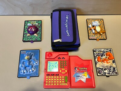 Vintage Pokemon Game Boy Lugia Purple Nintendo Carrying Case Bag, Pokédex MINT